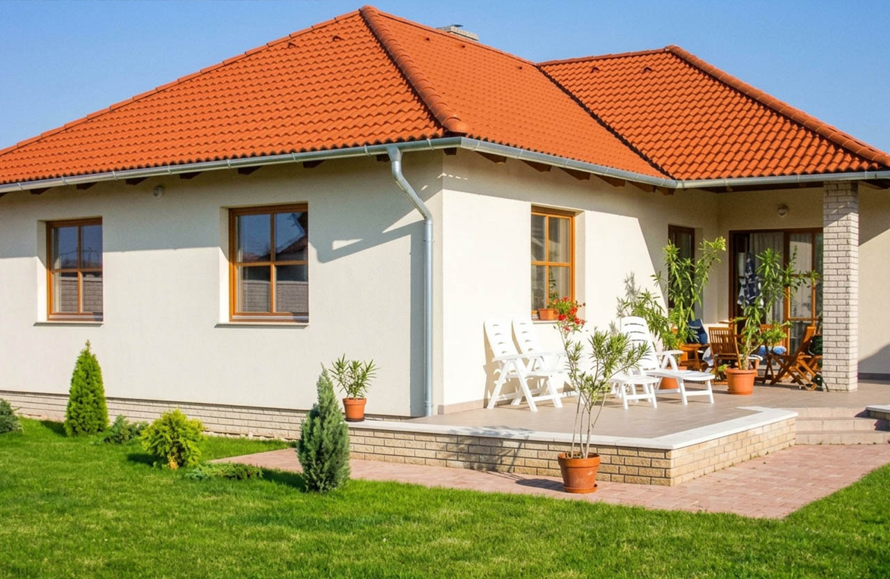 Projekt 2 – Családi ház fiatal házaspárnak